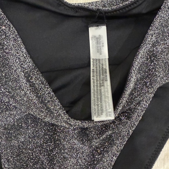 PINK Sparkly Black Bikini Bottoms - Picture 2 of 6